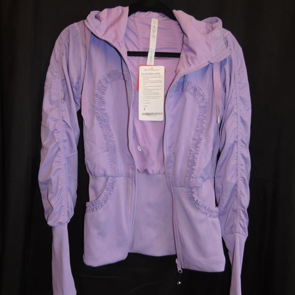 Lululemon size 8 dance studio jacket light purple